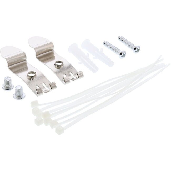 Premium CAT6a Gigabit DIN-Schienen Patchpanel 1U, 8 Ports, geschirmt, schwarz