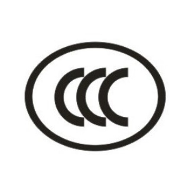 C13 (winklig/links) - Typ I / China (gerade) Netzkabel - 3x 0,75mm² / schwarz - 1,8 m