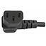 C13 (rechtswinklig/links) - C14 Stromkabel für USV/PDU - 3x 1,00mm² / schwarz - 1,8 m