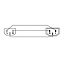 C13 (rechtswinklig) - C14 (linkswinklig) Stromkabel für UPS/PDU - 3x 0,75mm² - 1,8 m - Schwarz