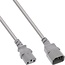 C13-C14 Stromkabel für UPS/PDU | 3x 0,75mm² | Grau | 1,8 m