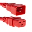 C19-C20 Stromkabel für UPS/PDU - 3x1,5mm² - Rot - 1,8 m