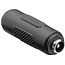 DC-Stecker (V) - DC-Stecker (V) Kupplung - 5,5mm x 2,1mm / Schwarz