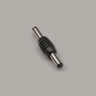 BKL DC-Stecker (m) - DC-Stecker (m) Kupplung - 5,5mm x 2,5mm / schwarz