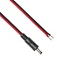 DC-Stecker (m) 4,0 x 1,7mm Stromkabel offen - max. 3A / schwarz/rot - 2m