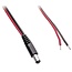 DC-Stecker (m) 5,5 x 2,1mm Stromkabel offen - max. 3A / schwarz/rot - 1m