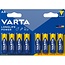 Varta AA (LR6) Longlife Power Batterien – 8 Stück im Blister