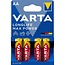 Varta AA (LR6) Longlife Max Power Batterien – 4 Stück Blisterpackung
