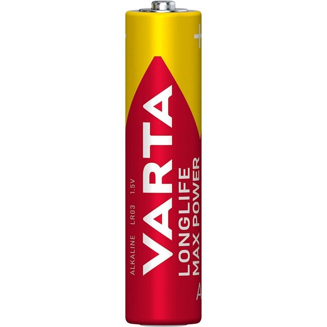 Varta AAA (LR03) Longlife Max Power Batterien – 4 Stück Blister