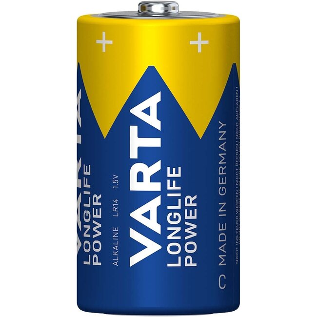 Varta C (LR14) Longlife Power Batterien – 2 Stück Blisterpackung