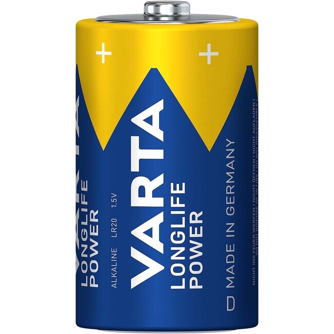 Varta D (LR20) Longlife Power Batterien – 2 Stück im Blister