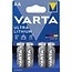 Varta AA (FR6) Ultra Lithium Batterien – 4 Stück im Blister