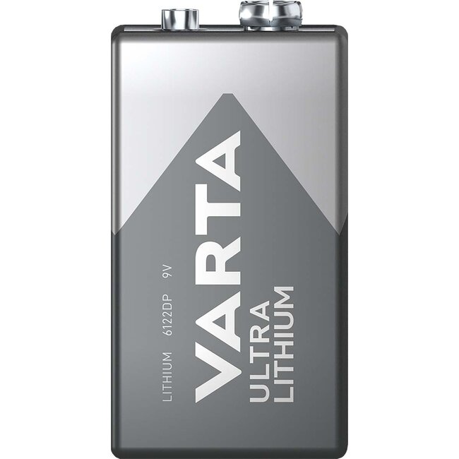 Varta E (6F22) 9V Ultra Lithium Batterie - 1 Stück Blister