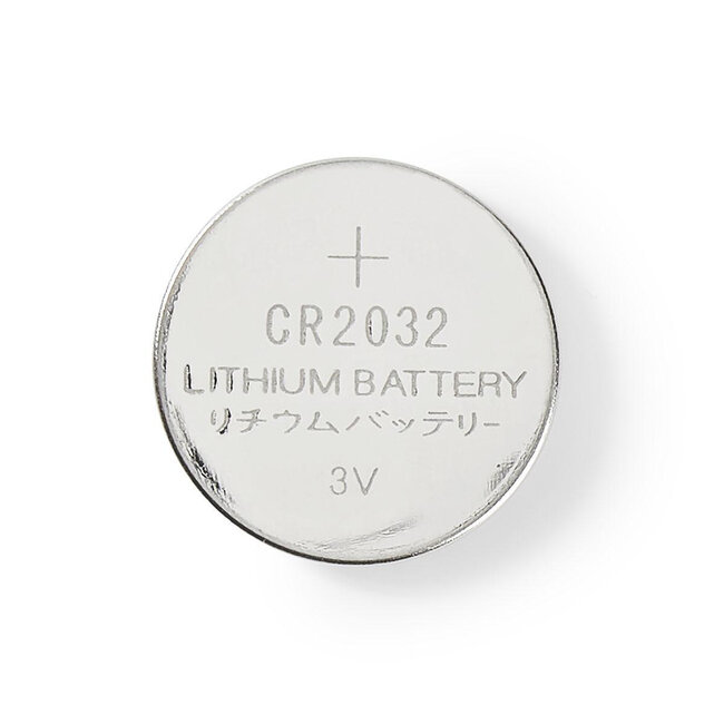 Nedis CR2032 Lithium Knopfzellen-Batterien / 5 Stück
