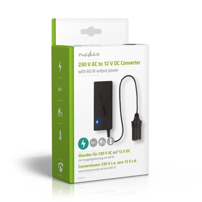 230V auf 12V Spannungswandler / 60W - ungeerdet