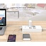 Orico Steckdosenleiste 4-fach mit 5 USB-Anschlüssen, weiß - 1,5 m