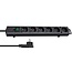 Brennenstuhl Comfort-Line Plus Steckdosenleiste 6-fach, 2m, Schwarz