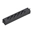 Bachmann Steckdosenleiste mit Wieland GST18® Installationsstecker, 5 Kontakte / Schwarz