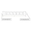 Bachmann Steckdosenleiste mit Wieland GST18® Installationsstecker, 5 Kontakte / Schwarz