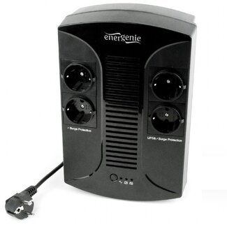 Energenie Energenie USV Notstromversorgung 850VA 510W mit 4 Anschlüssen - Schwarz