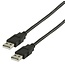USB-zu-USB-Kabel USB2.0 - 2A - Schwarz - 1 Meter