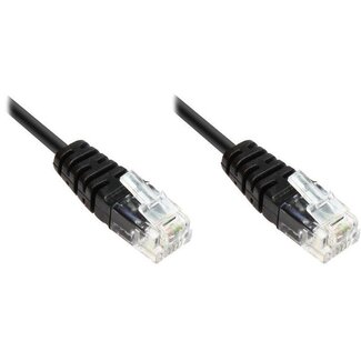 S-Impuls ISDN/Modem-Kabel RJ11 - RJ11, Schwarz, 3 Meter