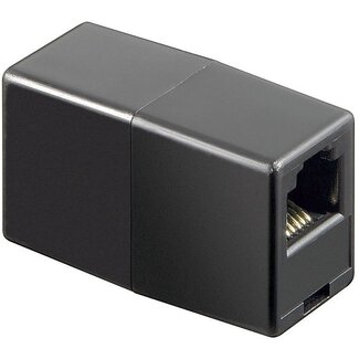 S-Impuls RJ12 Telefonverbinder / Schwarz