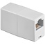 RJ45 - RJ45 8-adriges ISDN Telefonkupplung / Weiß