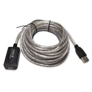 Dolphix Aktives USB 2.0 Verlängerungskabel - 5 Meter - bis 0,5A