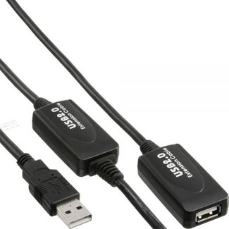 InLine InLine Aktives USB 2.0 Verlängerungskabel - 15m - bis 0,5A