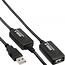 InLine Aktives USB 2.0 Verlängerungskabel - 15m - bis 0,5A