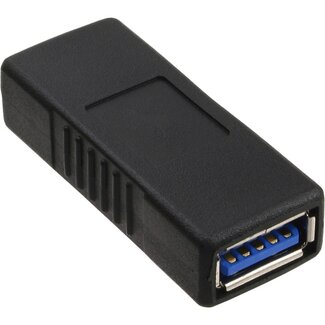 Value USB-A (m) - USB-A (m) Kupplung - USB 3.0 / Schwarz
