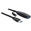 DeLOCK Aktives USB 3.0 Verlängerungskabel - 10 Meter - bis 0,9A