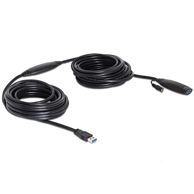 DeLOCK Aktives USB 3.0 Verlängerungskabel - 10 Meter - bis 0,9A