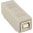 USB-B (m) - USB-B (m) Kupplung - USB2.0 / Beige