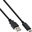 USB-C auf USB-A Kabel - USB 2.0 - bis 1A - Schwarz - 3 Meter