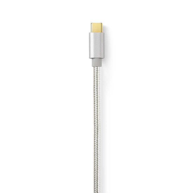Nedis Premium USB-C auf USB-A Kabel - USB 2.0 - bis 2A - Aluminium - 2 Meter