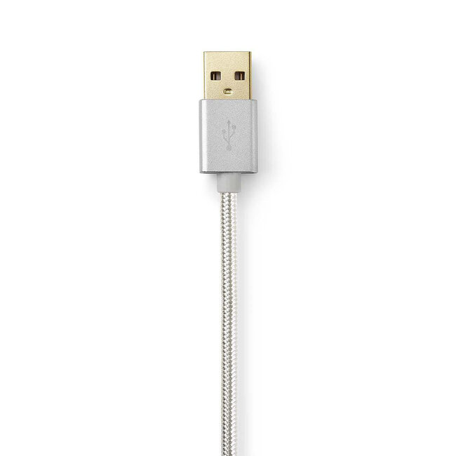 Nedis Premium USB-C auf USB-A Kabel - USB 2.0 - bis 2A - Aluminium - 2 Meter