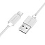 Orico USB-C auf USB-A Nylonkabel - USB 2.0 - bis 3A / Silber - 1 Meter