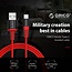 Orico USB-C auf USB-A Aramidfaser Kabel - bis 3A / Rot - 1 Meter
