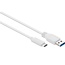 USB-C auf USB-A Kabel - USB 3.0 - bis 2A / Weiß - 1,8 Meter