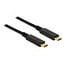 Premium USB-C zu USB-C Kabel mit E-Marker Chip - USB 2.0 - bis 20V/5A - Schwarz - 0,5 Meter