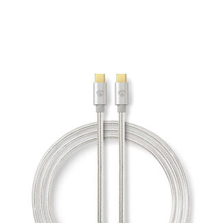 Nedis Nedis Premium USB-C-auf-USB-C Kabel - USB 3.0 - 20V/3A - Aluminium - 2 Meter