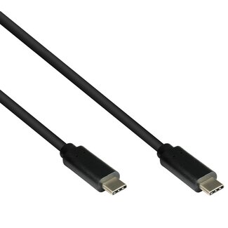 Goobay USB-C Kabel | USB 3.0 5 Gbps | PD 60W | Schwarz | 2 Meter