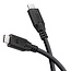 USB-C Kabel | USB 3.1 10 Gbps | PD 60W | 4K 60Hz | Schwarz | 1 Meter