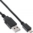 USB Micro B auf USB-A Schnellladekabel - USB 2.0 - bis 2A / Schwarz - 5 Meter