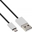 InLine USB Micro B auf USB-A Kabel - USB 2.0 - 1A - Schwarz - 5 Meter