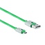USB Micro-B auf USB-A Kabel - USB 2.0 - bis 2A / grün - 0,30 m