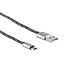 USB Micro-B auf USB-A Kabel - USB 2.0 - bis 2A / braunes Nylon - 0,90 m
