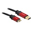 DeLOCK USB Micro-zu USB-A Kabel - USB 3.0 - bis 2A / Schwarz - 2 Meter